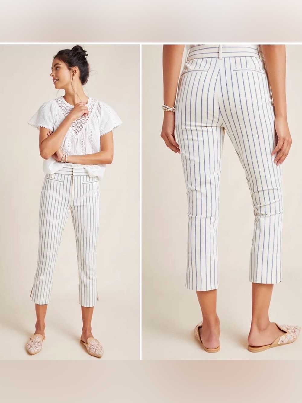 Anthropologie The Essential Slim Cropped Pants 13